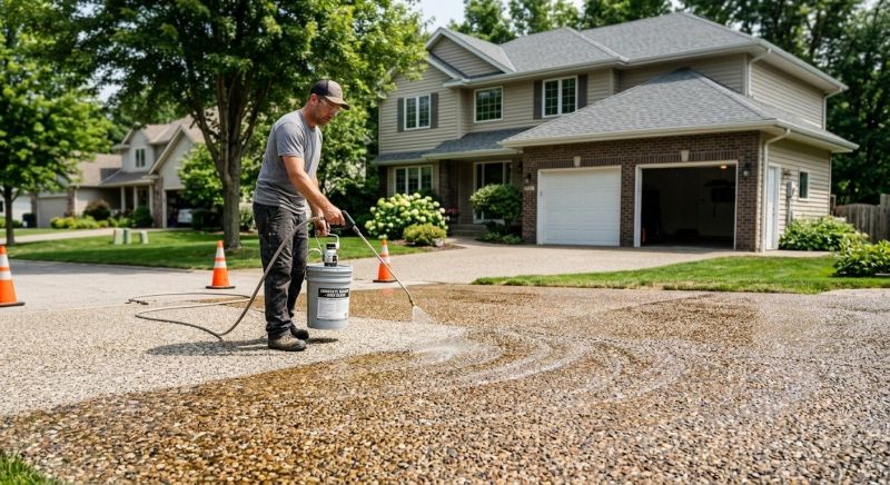 Concrete Driveway Sealing in Puyallup, WA